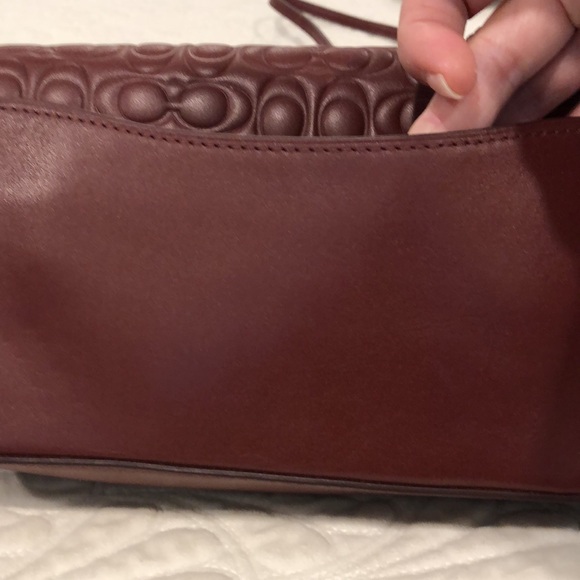 Coach 1941 Dinky Signature Embossed Leather Bag - Picture 8 of 11